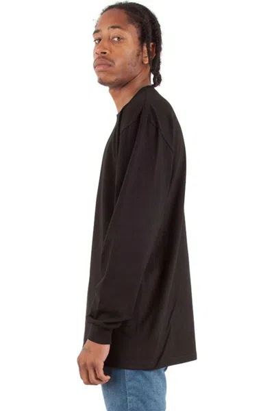 Shaka Wear Max Heavyweight Long Sleeve T-shirt In Black