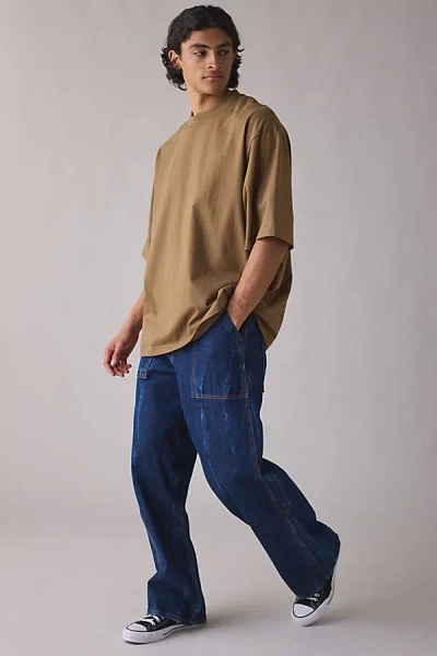 Shaka Wear Max Heavyweight Tee In Light Brown, Men's At Urban Outfitters In Blue