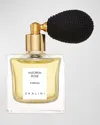 Shalini Parfum Amorem Rose Cubique Glass Bottle With Black Bulb Atomizer, 1.7 Oz./ 50 ml