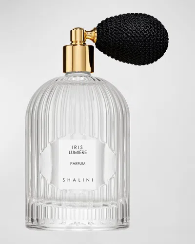 Shalini Parfum Iris Lumiere Parfum In Byzantine Glass Flacon W/ Black Bulb Atomizer, 3.4 Oz.