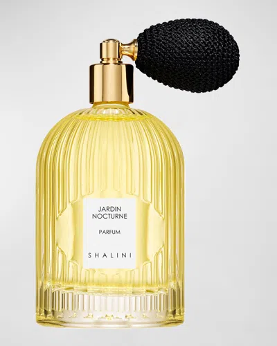 Shalini Parfum Jardin Nocturne Parfum In Byzantine Glass Flacon W/ Black Bulb Atomizer, 3.4 Oz.