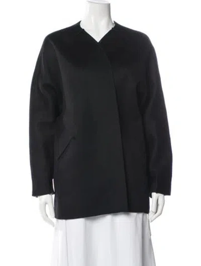 Pre-owned Shamask Cashmere Coat In Black