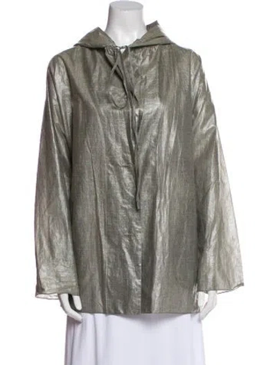 Pre-owned Shamask Coat In Gray