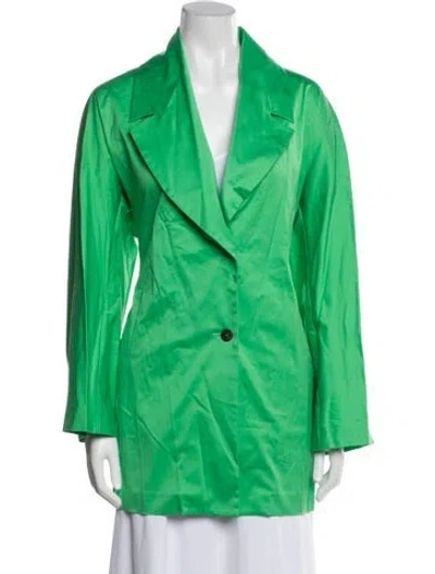 Pre-owned Shamask Coat In Green
