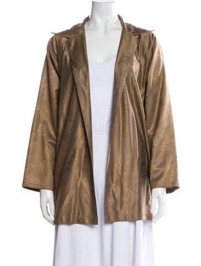 Pre-owned Shamask Faux Fur Jacket In Neutral