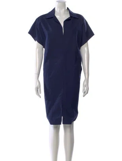 Pre-owned Shamask Knee-length Dress In Blue