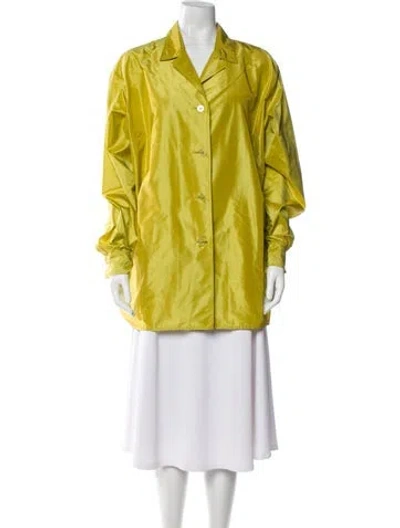 Pre-owned Shamask Silk Jacket In Yellow
