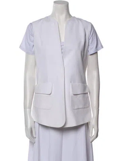 Pre-owned Shamask Vest In White