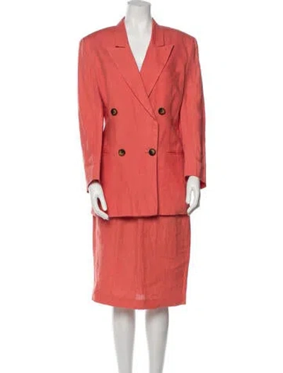 Pre-owned Shamask Vintage 1990's Skirt Set In Neutral