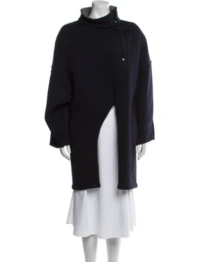 Pre-owned Shamask Wool Coat In Blue