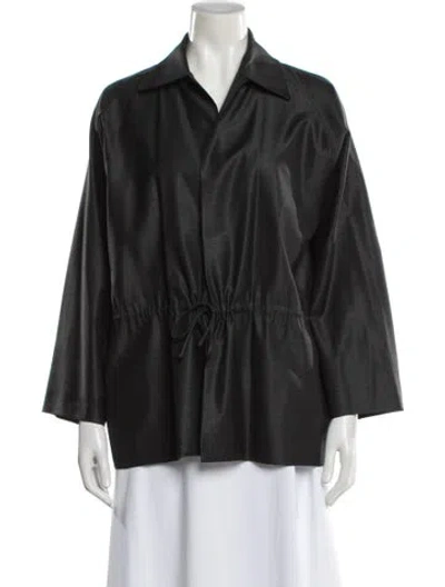 Pre-owned Shamask Wool Evening Jacket In Gray