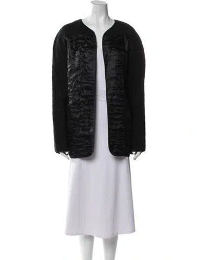 Pre-owned Shamask Wool Jacket In Black