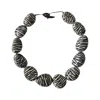 Shamuk Women's Black / White Tagua Necklace Black And White