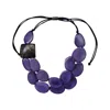 Shamuk Women's Pink / Purple Tagua And Coconut Necklace Purple