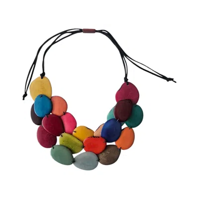 Shamuk Women's Tagua Necklace Multicolour