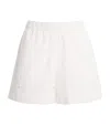 Shan Broderie Lace Shorts In White