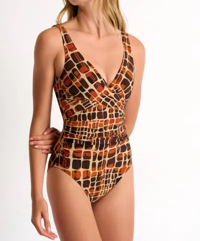 Shan Charlene One Piece In Brown