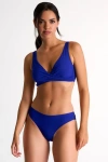 Shan Classic Bikini Bottom In Blue