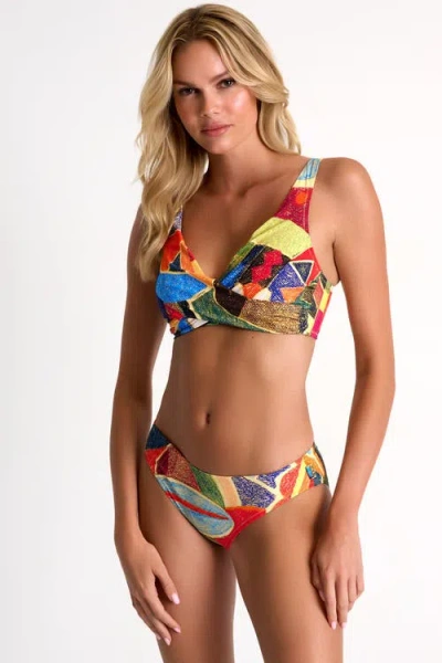 Shan Classic Bikini Bottom In Multi