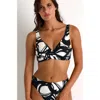 Shan Classic Bralette Bikini Top In Print