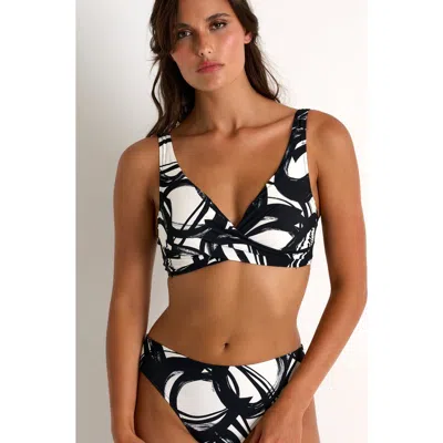 Shan Classic Bralette Bikini Top In Print