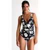Shan Classic One-piece Bathing Suit In Print