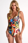Shan Classic One-piece Swimsuit In Multi