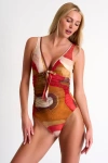 Shan Printed Classic Swimsuit In Print