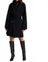 Shan Coat In Black In Black