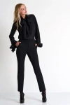 Shan Contemporary Tailored Trousers In Black