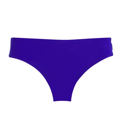 Shan High-leg Bikini Bottoms In Blue