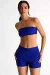 Shan Lycra Shorts In Blue