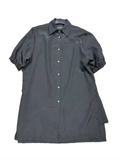 Shan Puff Sleeve Dress In Black