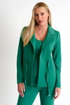 Shan Structured Blazer In Green