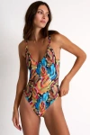 Shan Timeless Thin Strap One-piece In Print