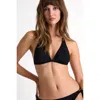 Shan Triangle Bikini Top In Black