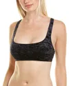Shan Velour Bralette Bikini Top