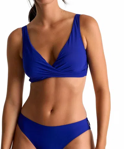 Shan Women's Classic Bralette Bikini Top In Blue Majorelle