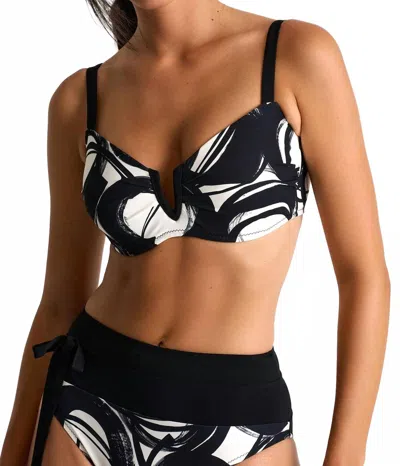 Shan Women's Classic V Wire Bikini Top In Luna In Black