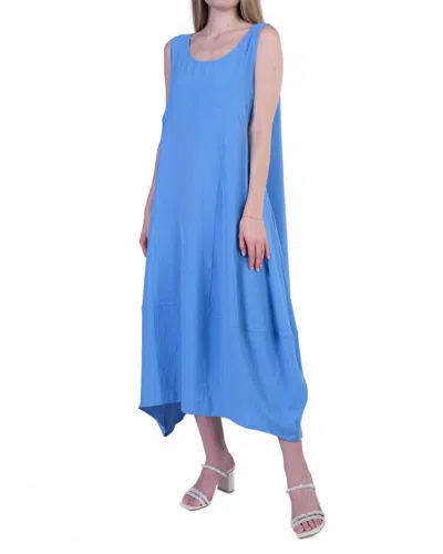 Shana Apparel Airflow Dress In Blue