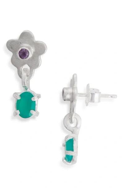 Shana Cave Flower Drop Earrings