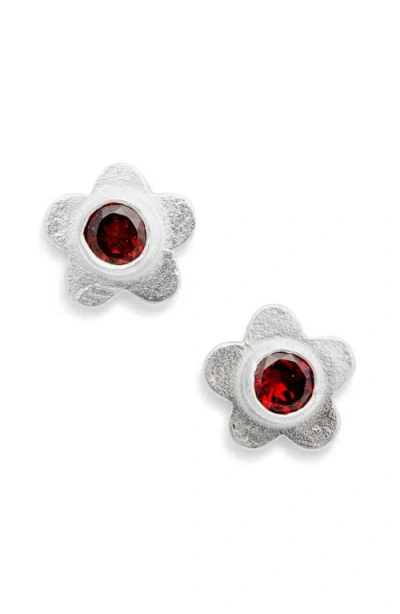 Shana Cave Medium Flower Stud Earrings