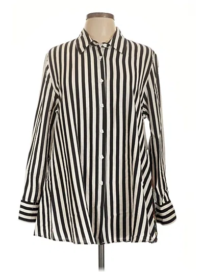Shana Long Sleeve Button Down Shirt In Ivory