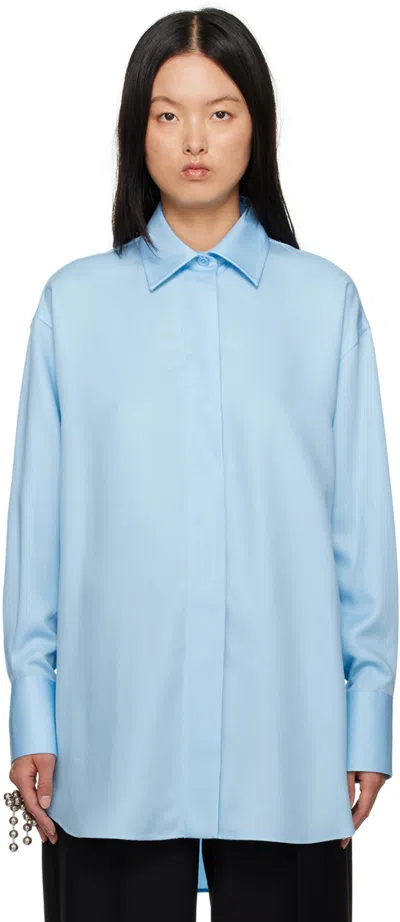 Shang Xia Ssense Exclusive Blue Shirt In Sky Blue