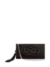 Shanghai Tang Chinese Endless Knot Clutch Bag In 黑色