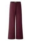 Shanghai Tang Button-detailed Trousers In Purple