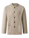 Shanghai Tang Buttoned Patch-pockets Cardigan In Neutral