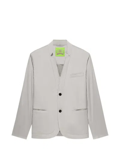 Shanghai Tang Button-up Jacket In Gray