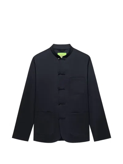 Shanghai Tang Chest-pocket Jacket In Black