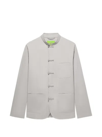 Shanghai Tang Chest-pocket Jacket In Gray